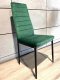 Lugano Krzesło tapicerowane zestaw 4 VALVA LINE VELVET GREEN 6