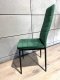 Lugano Krzesło tapicerowane zestaw 4 VALVA LINE VELVET GREEN 8