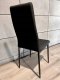 Lugano Krzesło tapicerowane zestaw 4 VALVA LINE FABRIC BLACK 3
