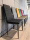 Lugano Krzesło tapicerowane zestaw 4 VALVA LINE FABRIC BLACK 4