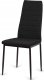 Lugano Krzesło tapicerowane zestaw 4 VALVA LINE FABRIC BLACK 6