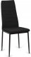 Lugano Krzesło tapicerowane zestaw 4 VALVA LINE FABRIC BLACK 8