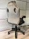 Krzesło biurowe Lugano .Fotel obrotowy do biurka CARRERA M ALCANTARA GREY NEW 10