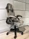 Krzesło biurowe Lugano .Fotel obrotowy do biurka CARRERA M ALCANTARA GREY NEW 9
