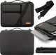Etui Alogy Torba Etui pokrowiec na MacBooka Air/Pro, laptopa, tablet 15.6" Alogy z paskiem na ramię Czarna 17