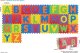Ramiz Mata Sensoryczna z 26 Puzzli Alfabet dla dzieci 10m+ Wyjmowane litery + Pianka EVA + Różne faktury 1