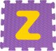 Ramiz Mata Sensoryczna z 26 Puzzli Alfabet dla dzieci 10m+ Wyjmowane litery + Pianka EVA + Różne faktury 8
