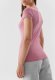 4f T-shirt damski 4F AW23TTSHF0906 - różowy S 4