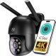 Kamera IP Zintronic Kamera Obrotowa IP I8 DARK WiFi PTZ 8MPx  4K UHD 1