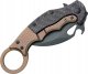 Fox Nóż składany FOX Karambit Titanium Frame Lock / Carbon Fiber, Cerakote Black Elmax (FX-599TiC) 1