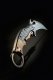 Fox Nóż składany FOX Karambit Titanium Frame Lock / Carbon Fiber, Cerakote Black Elmax (FX-599TiC) 3