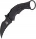 Fox Nóż składany FOX Karambit Black Bird by Bastinelli G10 Black, Black Idroglider (FX-591) 5
