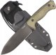 LionSteel Knives Nóż LionSteel Green Canvas Micarta, Old Black CPM 3V by Molletta (T6B 3V CVG) 1