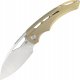 Bestech Knives Nóż składany Bestech Fairchild Gold Titanium, Satin by Hand CPM S35VN by Kombou (BT2202D) 1
