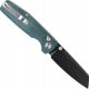 Bestech Knives Nóż składany Bestech Slasher Blue Micarta, Black Stonewashed D2 (BG43C-2) 1
