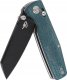 Bestech Knives Nóż składany Bestech Slasher Blue Micarta, Black Stonewashed D2 (BG43C-2) 2