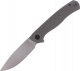 WE Knife Nóż składany WE Knife Seer LE No 003/420 Gray Titanium, Hand Rubbed Silver CPM 20CV (WE20015-3) 1