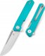 Bestech Knives Nóż Bestechman Mini Dundee Tiffany Blue G10, Stonewashed / Satin D2 by Ostap Hel (BMK03C) 1