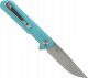 Bestech Knives Nóż Bestechman Mini Dundee Tiffany Blue G10, Stonewashed / Satin D2 by Ostap Hel (BMK03C) 3