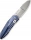 WE Knife Nóż składany WE Knife Solid Blue Titanium, Polished Bead Blasted CPM 20CV by Gustavo T. Cecchini (WE22028-4) 1