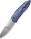 WE Knife Nóż składany WE Knife Solid Blue Titanium, Polished Bead Blasted CPM 20CV by Gustavo T. Cecchini (WE22028-4) 2
