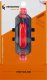VERGIONIC MOCNA LAMPKA ROWEROWA TYLNIA LED 4 TRYBY USB 110mAh WODOODPORNA IP44 4