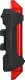 VERGIONIC MOCNA LAMPKA ROWEROWA TYLNIA LED 4 TRYBY USB 110mAh WODOODPORNA IP44 8