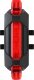 VERGIONIC MOCNA LAMPKA ROWEROWA TYLNIA LED 4 TRYBY USB 110mAh WODOODPORNA IP44 9