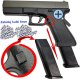 Gonher Pistolet Glock P80 ASG Na Kulki Metal Polimer wer wojsko+Granat 4