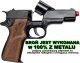 Gonher Pistolet Metalowy Na Kapiszony COLT GONHER Policyjny Hukowy + 3x Spłonki 4