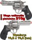 Gonher GONHER Metalowy REWOLWER Policyjny Pistolet Na Kapiszony Hukowy + 3x Spłonka 2