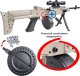 Gonher Karabin AK-12 Snajperka Na Kulki +Pistolet Laser +Kulki Granat 4