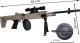 Gonher Karabin AK-12 Snajperka Na Kulki +Pistolet Laser +Kulki Granat 7