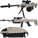 Gonher Karabin AK-12 Snajperka Na Kulki +Pistolet Laser +Kulki Granat 8
