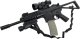 Gonher Replika ASG SUBKARABINKA KAC PDW Karabin Metalowy na Kulki 6mm + Pistolet + Granat 12