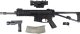 Gonher Replika ASG SUBKARABINKA KAC PDW Karabin Metalowy na Kulki 6mm + Pistolet + Granat 9
