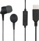 Słuchawki Hama Słuchawki dokanałowe USB C Czarne 1