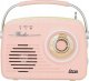 Radio Eltra Radio LUIZA RETRO SP-11 MP3 USB SD Różowe 1
