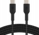 Kabel USB Belkin Belkin BOOST CHARGE braided Cab. USB-C/USB-C 15cm sw.CAB004BT0MBK 4
