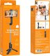 Selfie stick Borofone Borofone Uchwyt Selfie BY9 Streamer bluetooth ze statywem i pilotem czarny 6