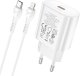Ładowarka Hoco HOCO ŁADOWARKA SIECIOWA TYP C PD 25W QC3.0 Z KABLEM DO LIGHTNING 8-PIN JETTA N22 BIAŁA 2