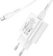 Ładowarka Hoco HOCO ŁADOWARKA SIECIOWA TYP C PD 25W QC3.0 Z KABLEM DO LIGHTNING 8-PIN JETTA N22 BIAŁA 6
