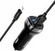Ładowarka Hoco HOCO ładowarka samochodowa 2x USB + kabel USB A do iPhone Lightning 8-pin 2,4A Z40 czarna 1