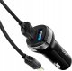Ładowarka Hoco HOCO ładowarka samochodowa 2x USB + kabel USB A do iPhone Lightning 8-pin 2,4A Z40 czarna 2