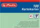 Herlitz Herlitz Karteikarte  A5 liniert grün           100er Packung 2