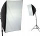 Zestaw studyjny Xrec Zestaw 10w1 2x Lampa Led 1600w 3000-6500k Pilot Softbox 50x70 Statyw 230 / 2x Led803 5