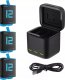 Ładowarka do aparatu Telesin Ładowarka Box Usb + 3x Akumulator Bateria Do Gopro Hero 9 10 11 12 Black / Gp-bnc-011-c 1
