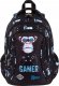 St. Majewski PLECAK 27X38X13 1ZAM 4KIESZ STRIGHT BLUE GAMER 8