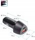 Ładowarka Defender Ładowarka samochodowa Defender UCA-92 USBx1 USB-Cx1 QC, PD power delivery 1