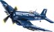 Cobi Historical Collection Korean War -> Samolot Vought F4U-4 Corsair, 510 klocków (2417) 1